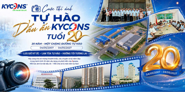 Phát động cuộc thi ảnh “Tự hào dấu ấn Kycons tuổi 20”